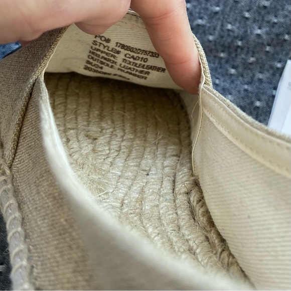 J. Crew -  Espadrilles - Made-in-Spain cap toe in linen - Sz 8.5 Item CA010 NWT - Picture 11 of 14